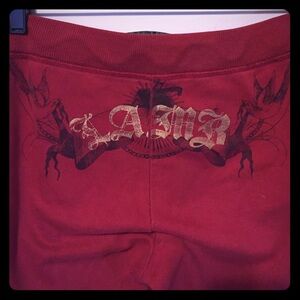 L.A.M.B. Women's Red Pants